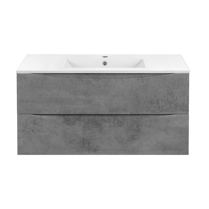 Тумба под раковину Vincea Mia VMC-2MC100BT 100 cм (Beton) подвесная