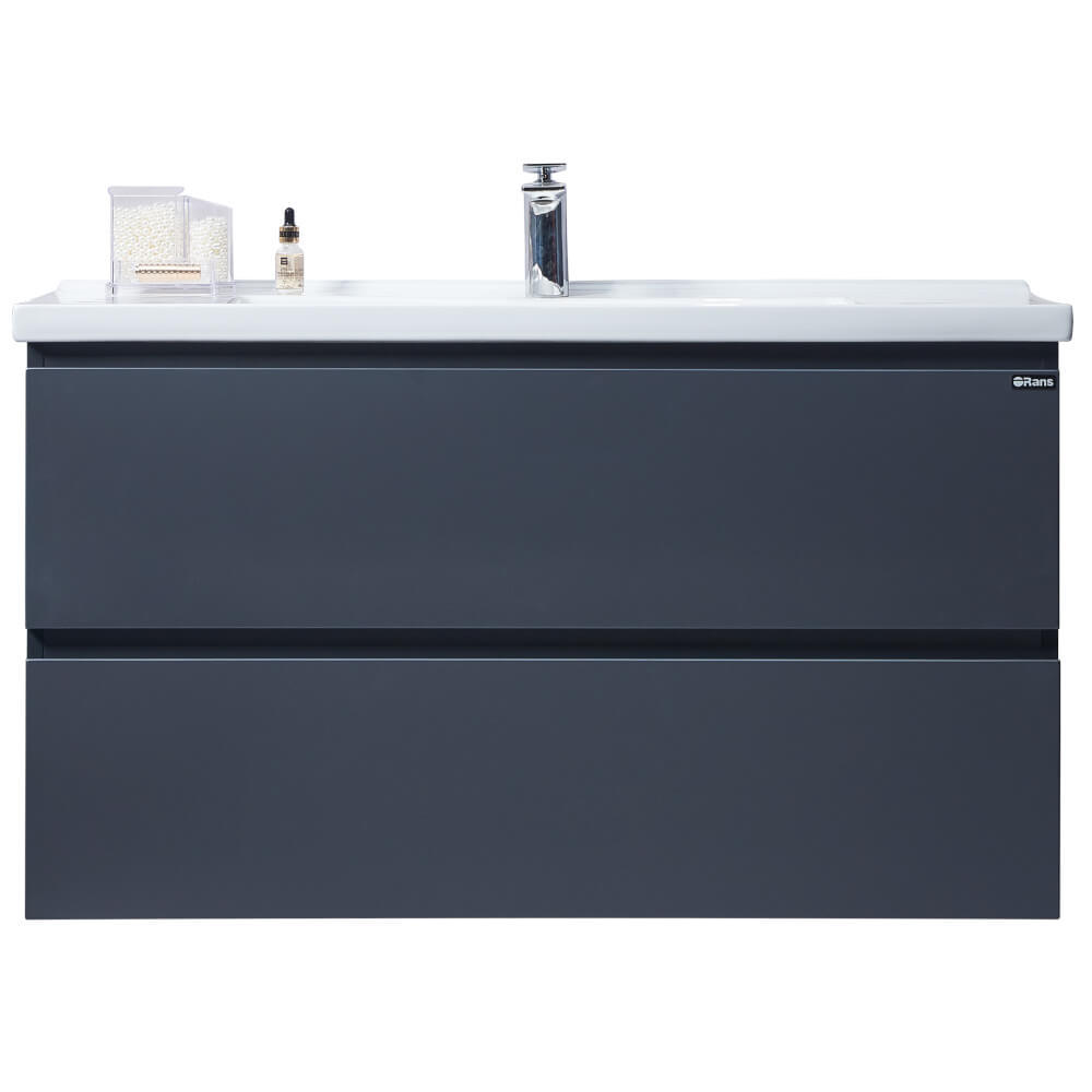 Тумба с раковиной Orans BC-4023-1000 100 см (графит матовый) подвесная