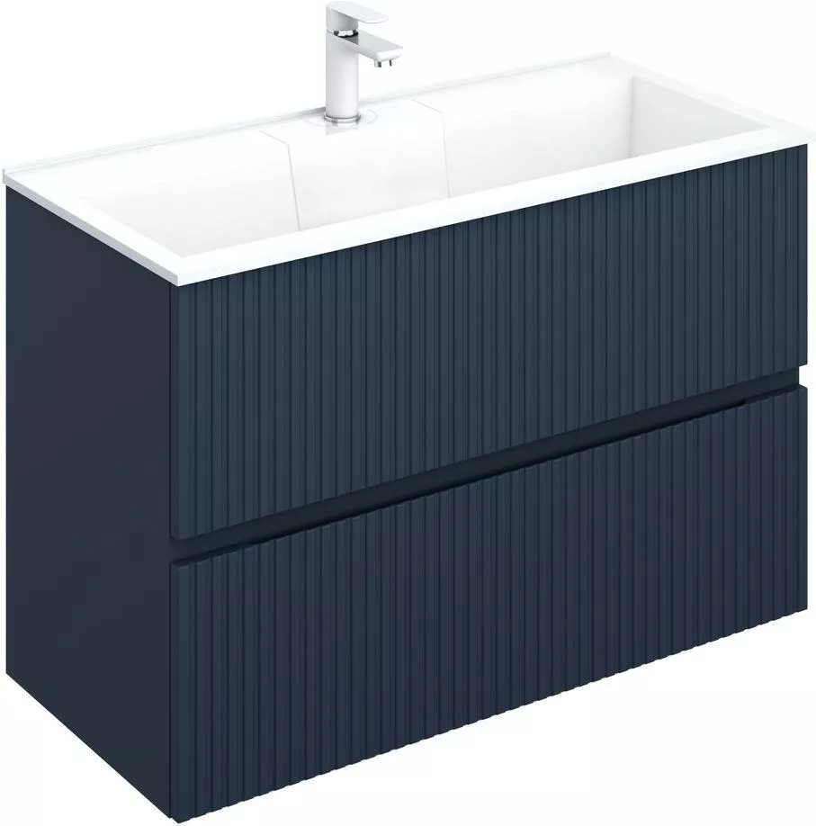 Тумба под раковину Aquanet Джейн 313304 100 см (маренго) подвесная