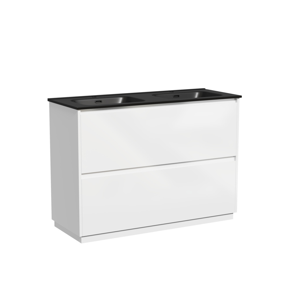 Тумба под раковину Sancos Libra Floor LB120F-2W 120 см (белый) напольная