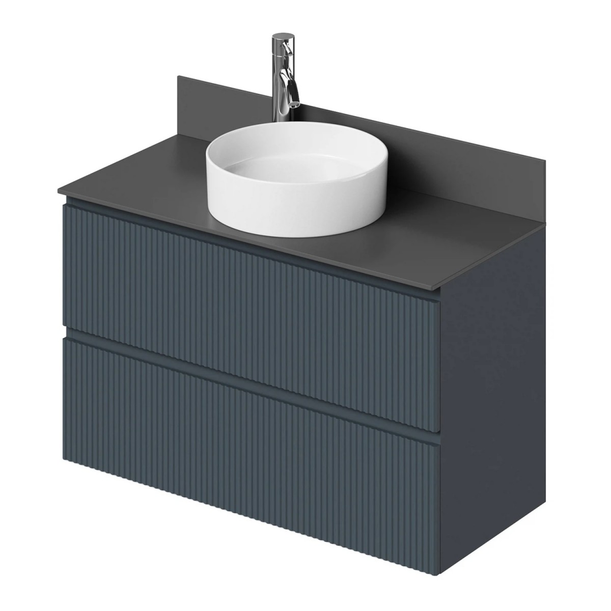 Тумба со столешницей Итана Kate 4657810334601 100 см (антрацит) подвесная