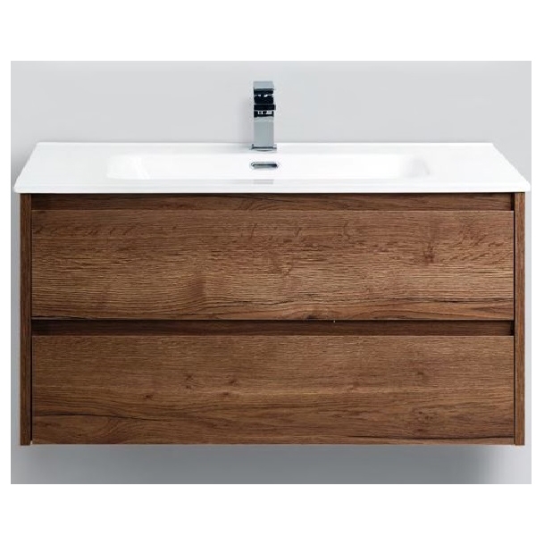 Тумба под раковину BelBagno Kraft KRAFT-1000-2C-SO-RT 100 см (коричневый) подвесная