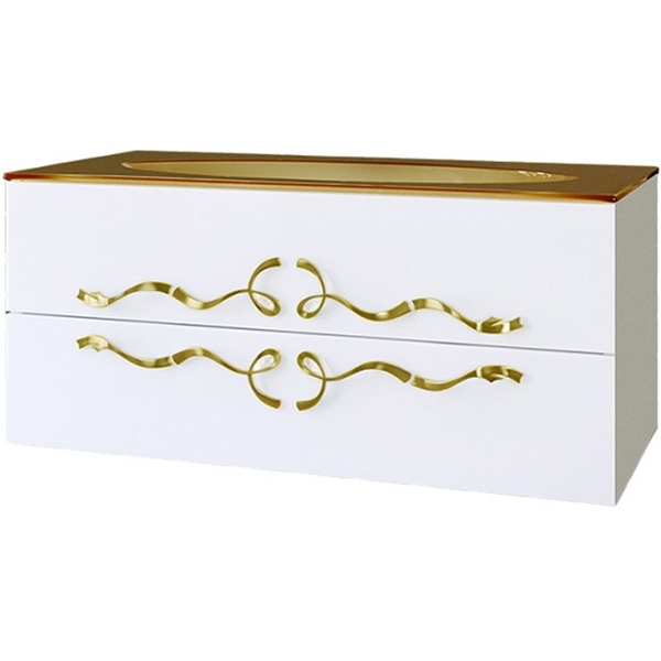 Тумба под раковину Aqwella Due amanti  Elegance DUE0110W 100 см (белый) подвесная