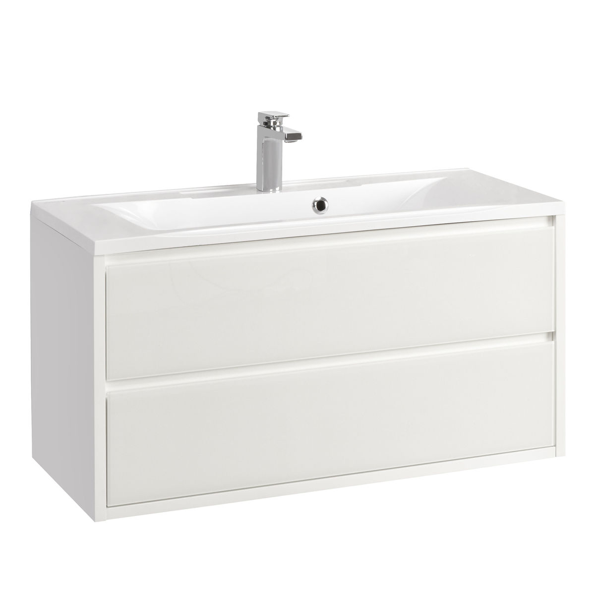Тумба под раковину Aquaton Римини New 100 см (белый)