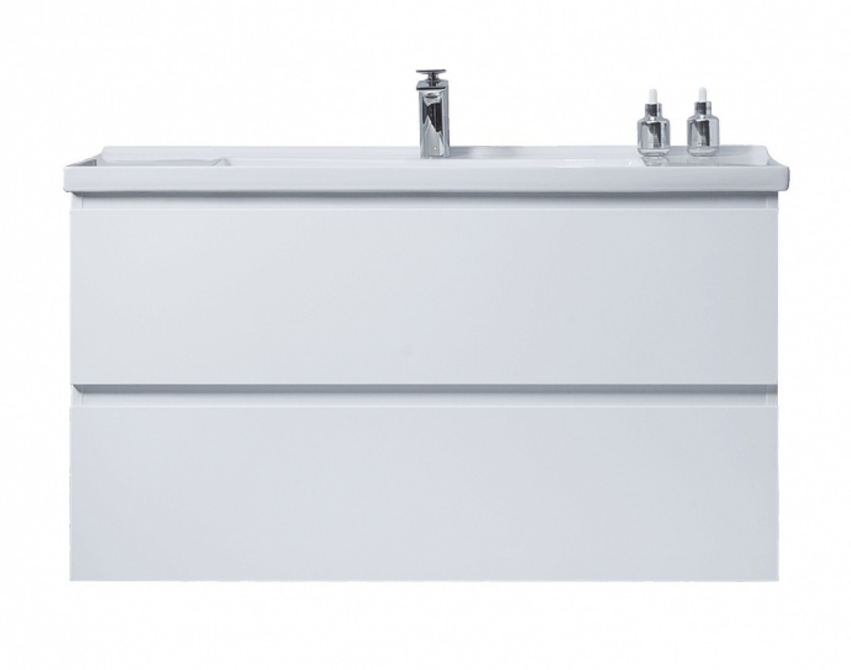 Тумба с раковиной Orans BC-4023-1000 W 100 см (белый) подвесная