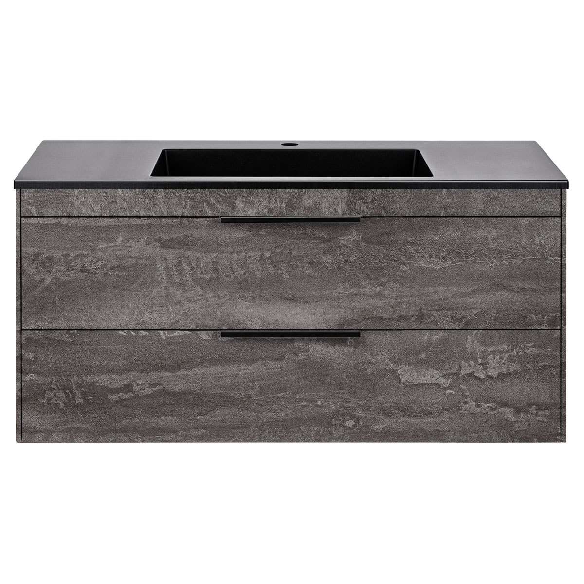 Тумба под раковину Vincea Chiara 2D VMC-2C2100GS 100 cм (G.Stone) подвесная