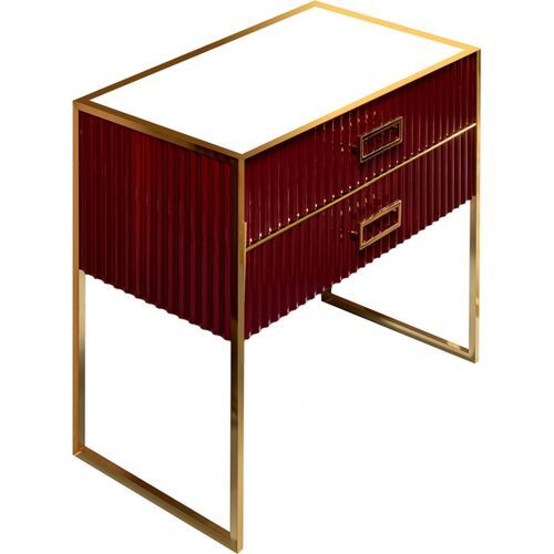 Тумба под раковину ArmadiArt Monaco 866-100-RG 100 см (бордо/золото)