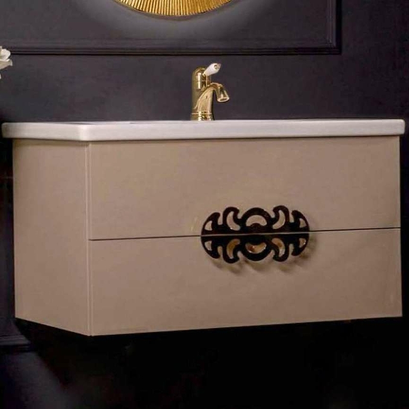 Тумба под раковину ArmadiArt NeoArt 830-100-CP 100 см (капучино) подвесная