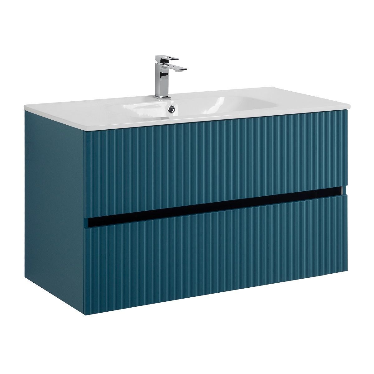 Тумба под раковину Art&Max Torino AM-TORINO-1000-2C-SO-AQ-P 100 см (аквамарин) подвесная