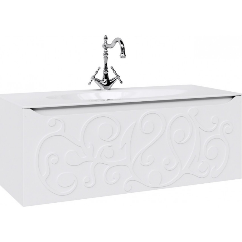 Тумба под раковину Aqwella Elegance EL0112 120 см (белый) подвесная