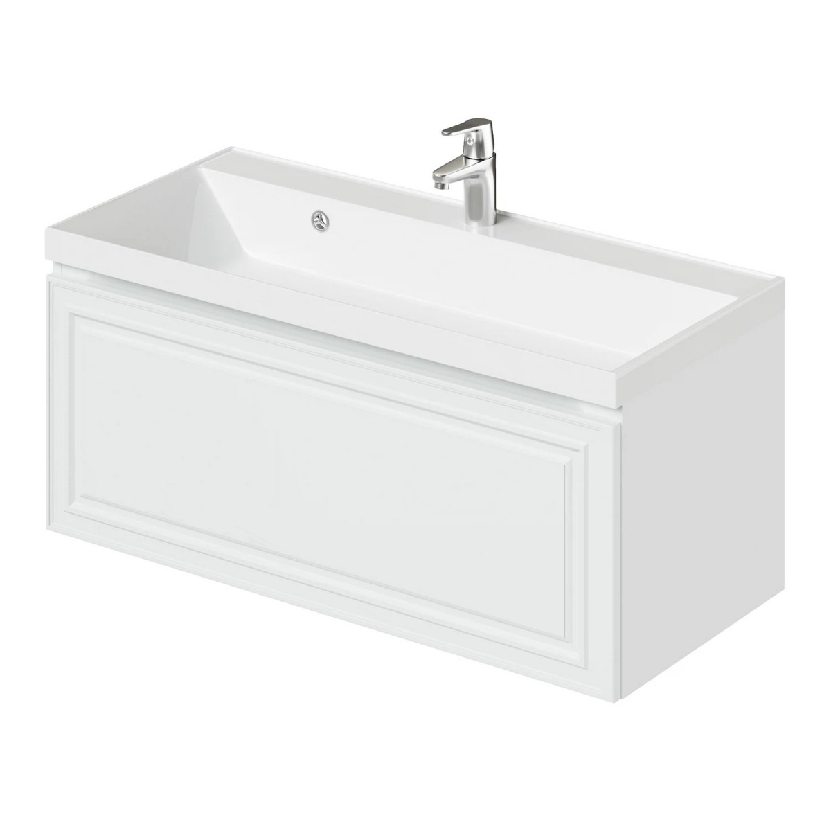 Тумба с раковиной Итана Verona 2.0 4657828217248 100 см (бланж) подвесная