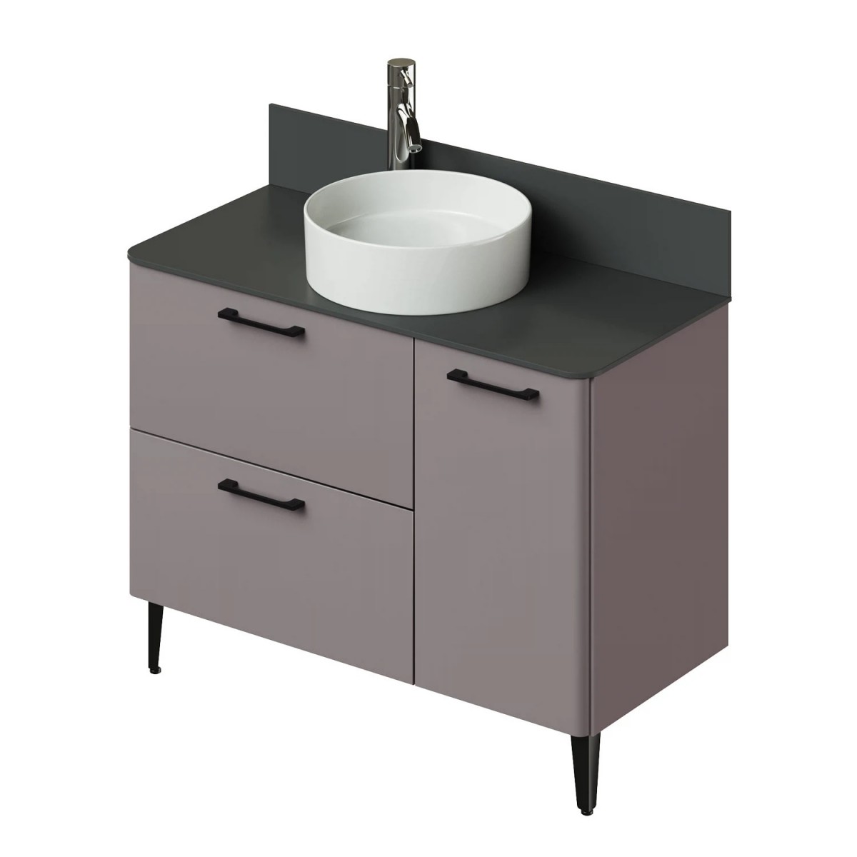 Тумба со столешницей Итана Nais 2.0 4657810334939 100 см (амаретти) напольная