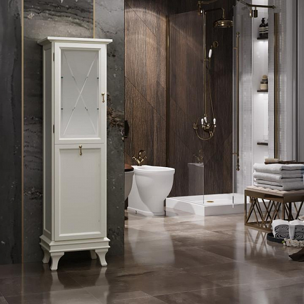 Пенал Opadiris Борджи R Z0000012565 44 см (слоновая кость) напольный