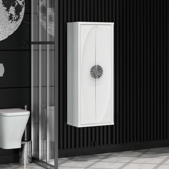 Пенал Opadiris Ибица 00-00003628 45 см (белый/хром) подвесной