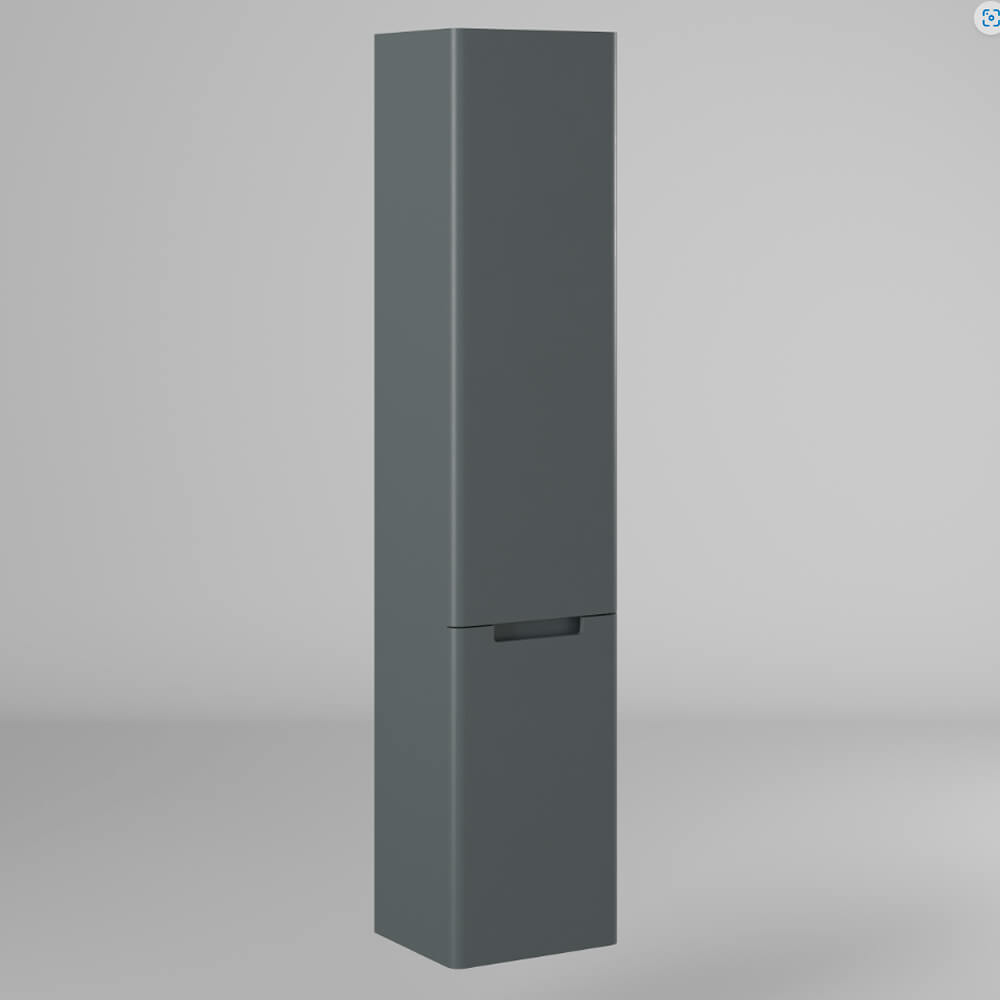 Пенал Briz Prato Grey 240 04-06к35-00 02 ГР 35 см (серый матовый) подвесной