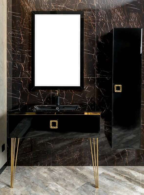 Пенал ArmadiArt Lucido 772-G 35 см (золото) подвесной