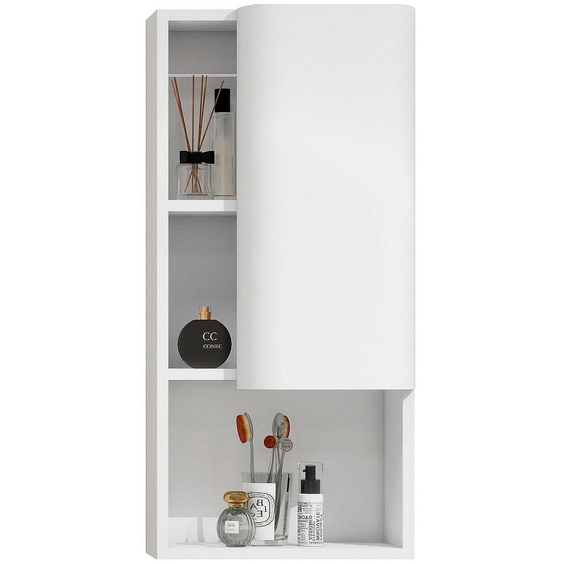 Шкаф Black&White Universe 925.SC900 42 см (белый молочный) подвесной