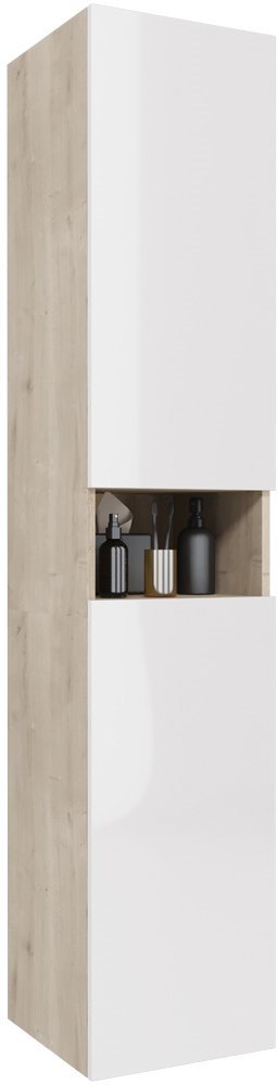 Пенал Dreja Perfecto 35 см (дуб эврика/белый) подвесной