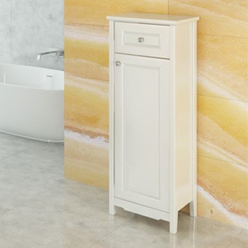 Полупенал Comforty Тбилиси 00003132633 40 см (белый) напольный