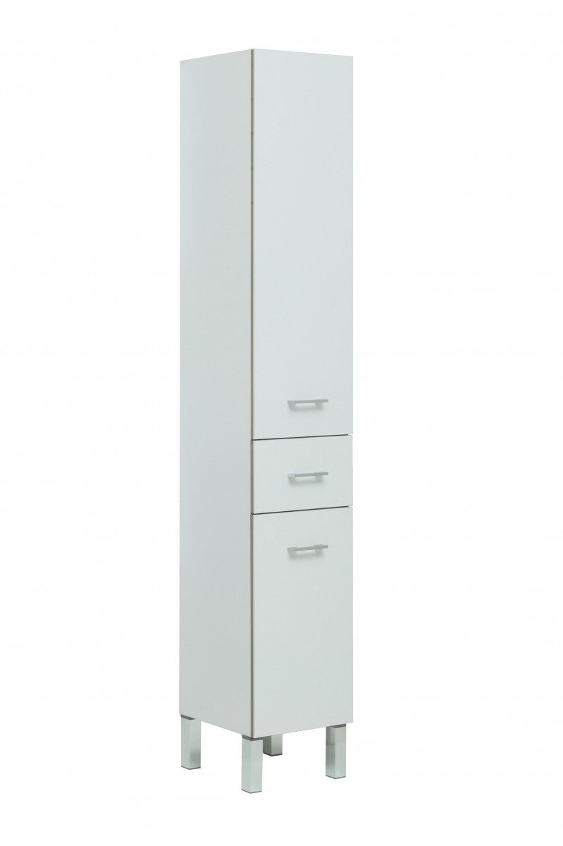 Пенал Aquanet Верона 35 см (белый матовый) напольный