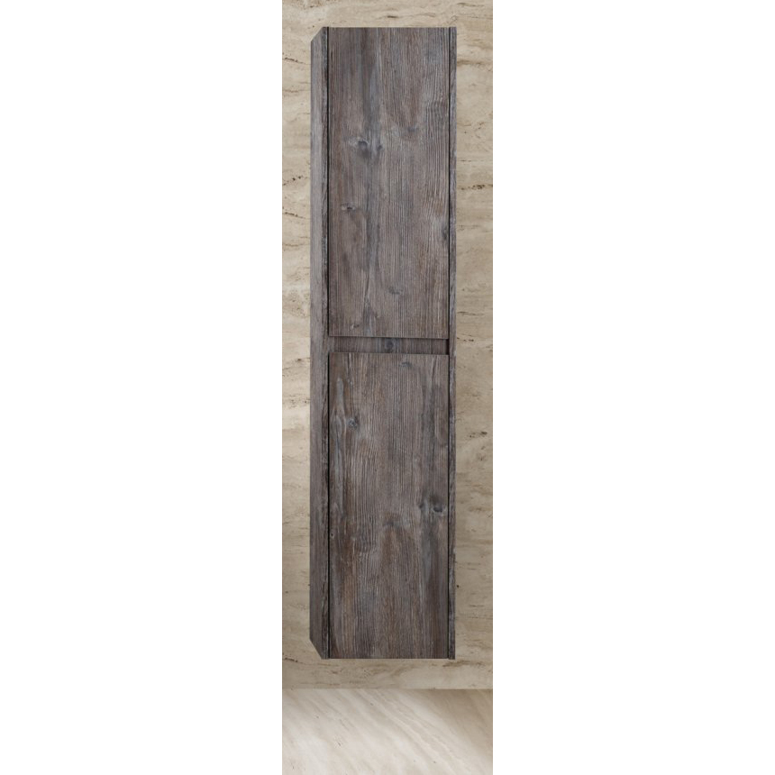 Пенал BelBagno KRAFT-1600-2A-SC-PP-L 33 см (темно-коричневый) подвесной