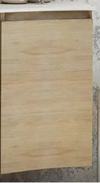 Шкаф Cezares Vague R 54835 34 см (дерево светлое) подвесной