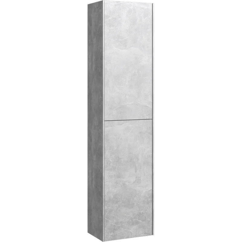 Корпус пенала Aqwella Mobi MOB0535BS23 36 см без фасада (бетон светлый) подвесной