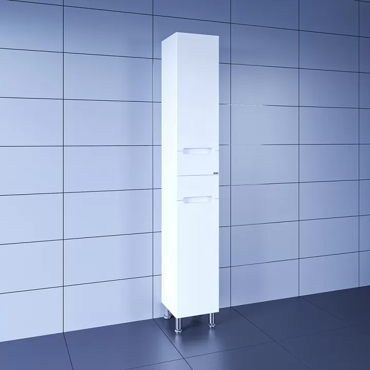 Пенал СанТа Лондон 524008 30 см (белый) напольный