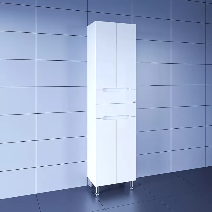 Пенал СанТа Лондон 524010 50 см (белый) напольный