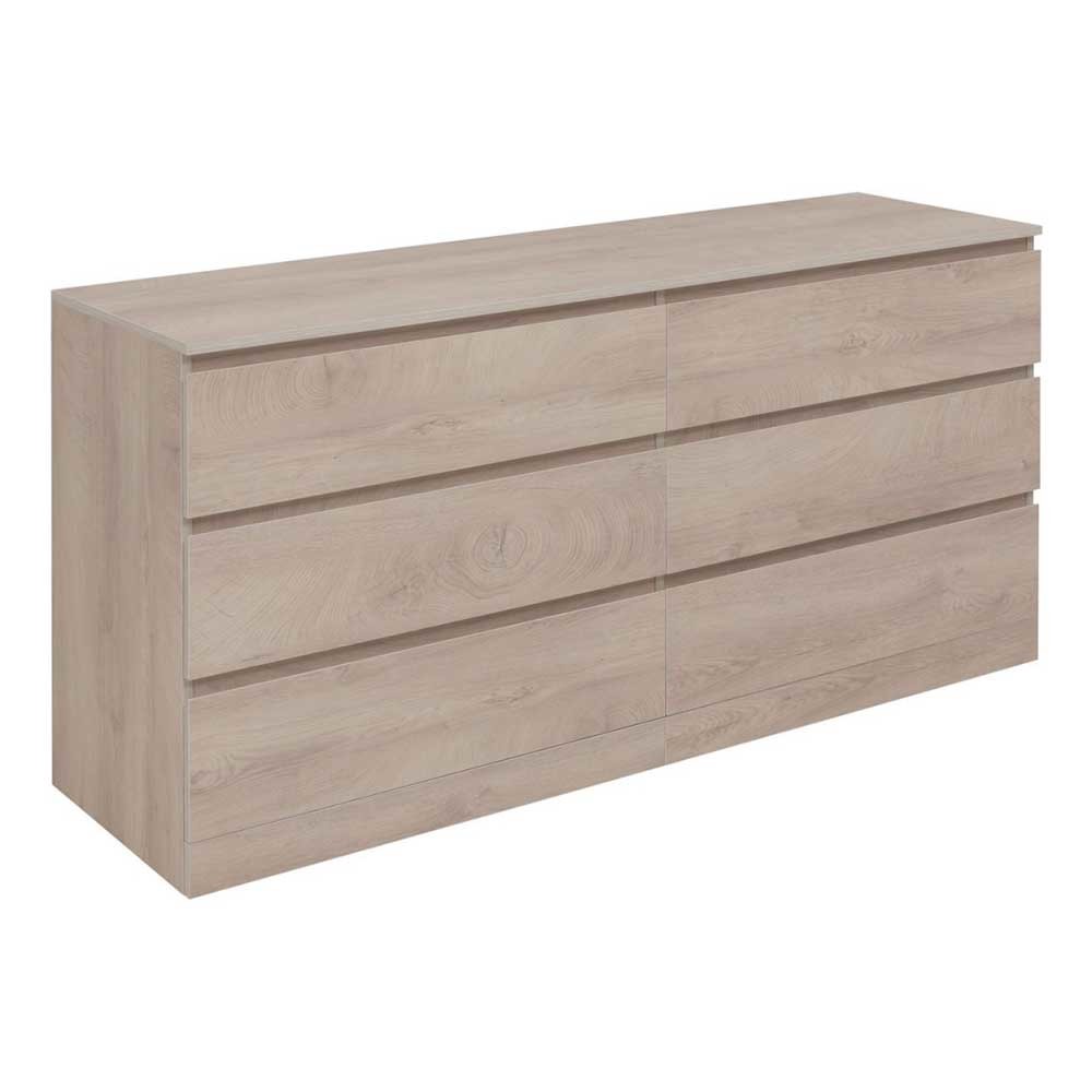 Комод Aquanet Сканди 302547 160 см (дуб эдгрейн) 6 ящиков