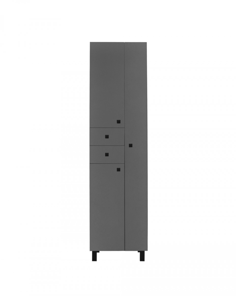 Полупенал Runo R 00-00004889 50 см (темно-серый/графит) напольный R