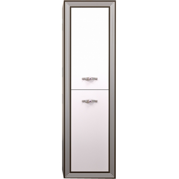 Пенал Opadiris Карат Z0000003940 50 см (белый/серебряная платина) напольный