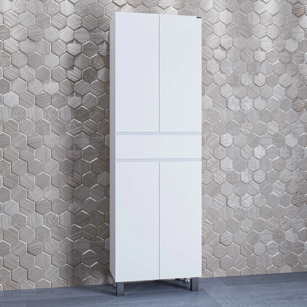 Пенал СанТа Марс 700167 60 см (белый) напольный