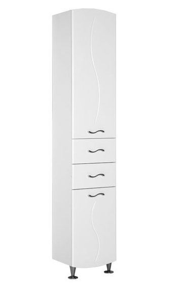 Пенал Aquanet Моника 40 см R (белый) напольный