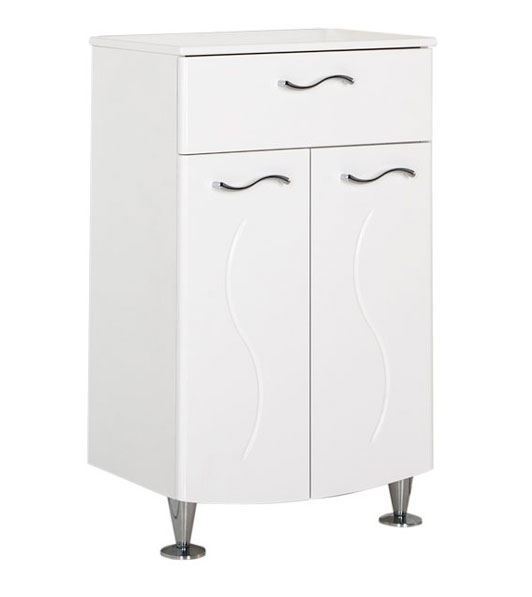 Шкаф Aquanet Моника 50 см (белый) напольный