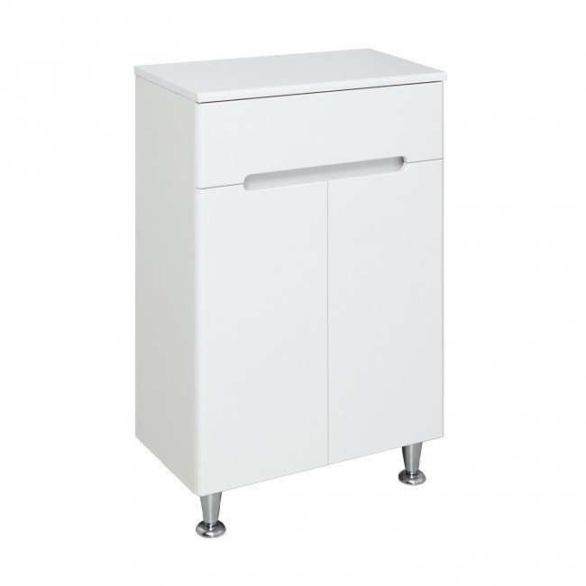 Полупенал Runo Парма 00-00001050 50 см (белый) напольный