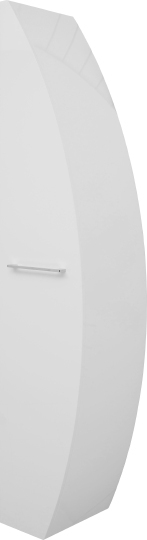 Пенал Aquanet De Aqua Эскалада RS1 35 см R (белый) закрытый , подвесной