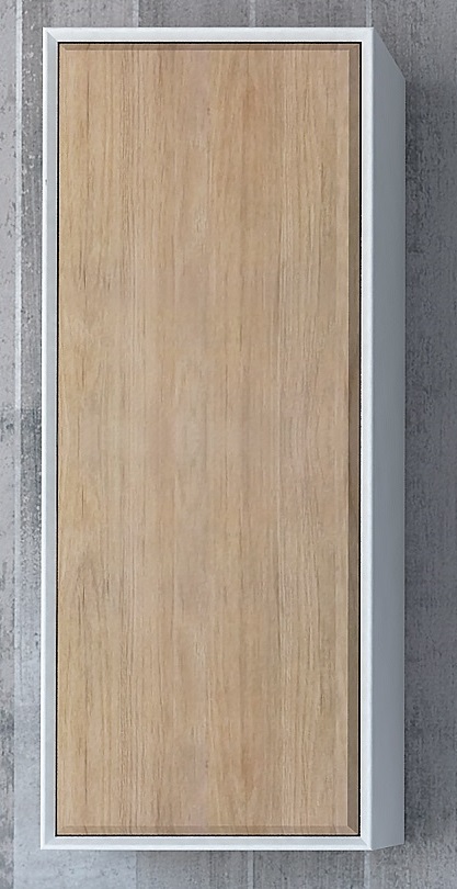 Пенал Cezares Bellagio 54722 40 см (дерево светлое/белый) подвесной