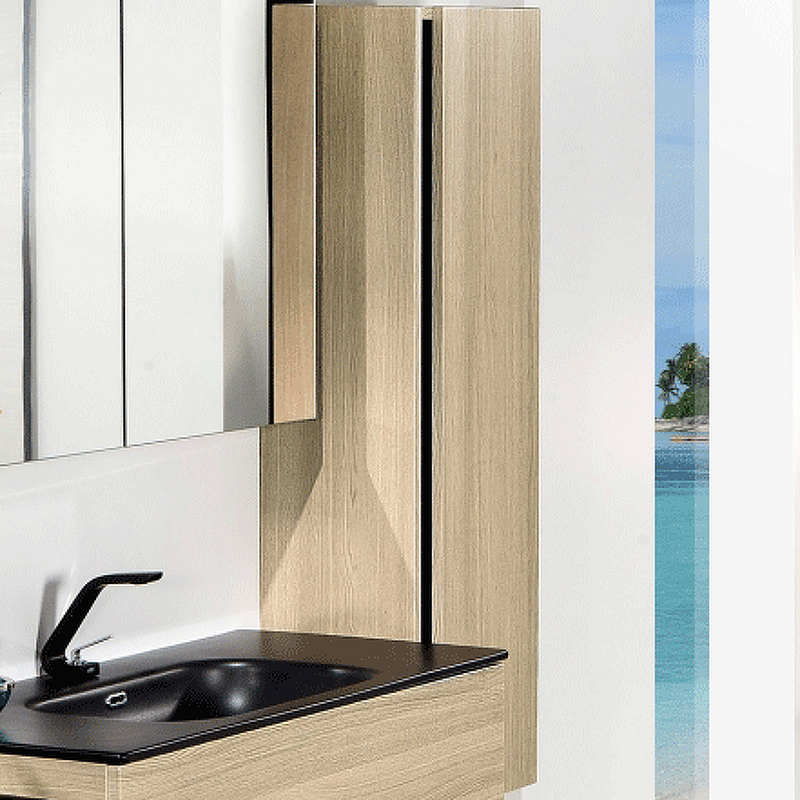 Пенал ArmadiArt Vallessi 836-L 35 см (дуб светлый матовый) подвесной