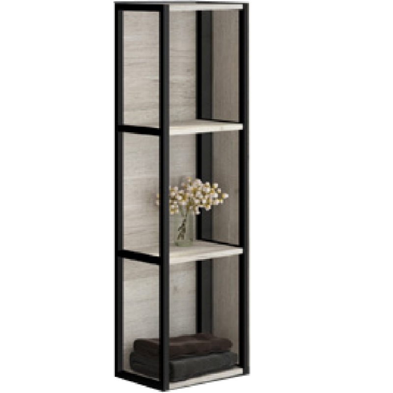 Шкаф открытый Comforty Дюссельдорф 00004148024 35 см (дуб дымчатый) подвесной