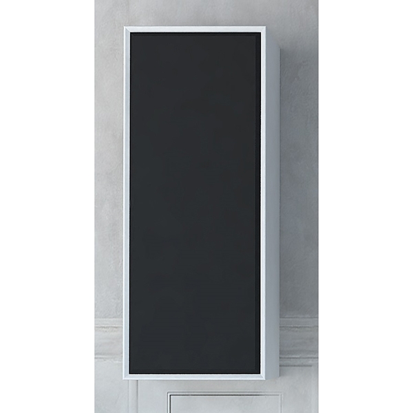 Пенал Cezares Bellagio 54721 40 см (графит матовый/белый) подвесной