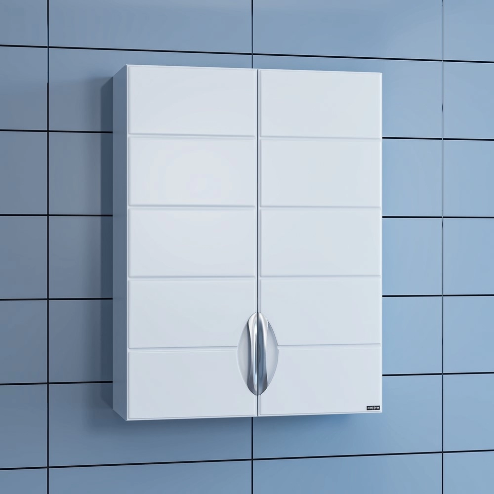 Шкаф СанТа Родос 406001 60 см (белый) над стиральной машиной