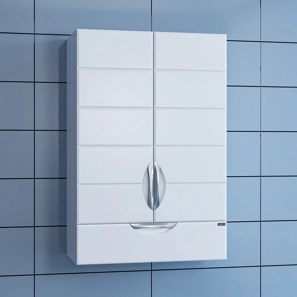 Шкаф СанТа Родос 406003 60 см (белый) над стиральной машиной