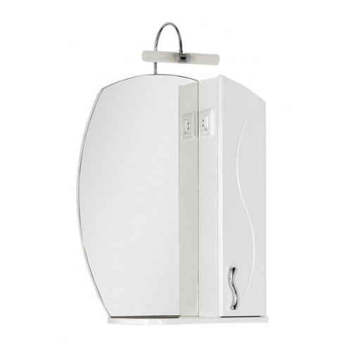 Зеркальный шкаф Aquanet Моника 60 см (белый)