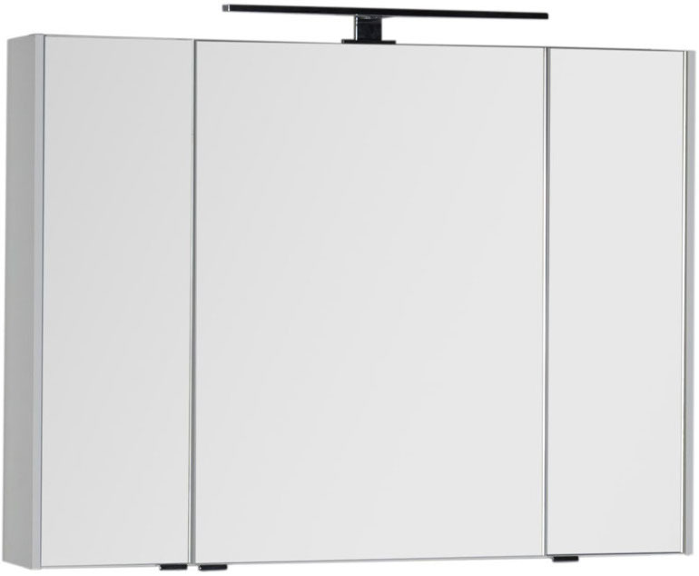 Зеркальный шкаф Aquanet Латина 100 см (белый)