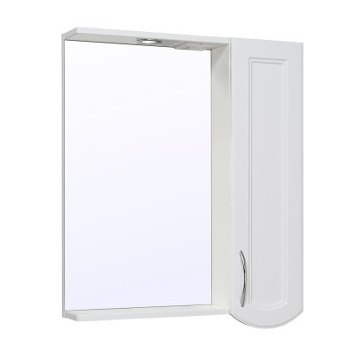 Зеркальный шкаф Runo Неаполь R 00-00001030 65 см  (белый)