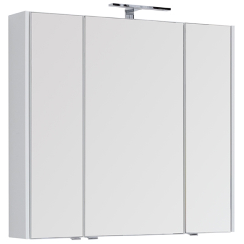 Зеркальный шкаф Aquanet Августа 100 см (белый)