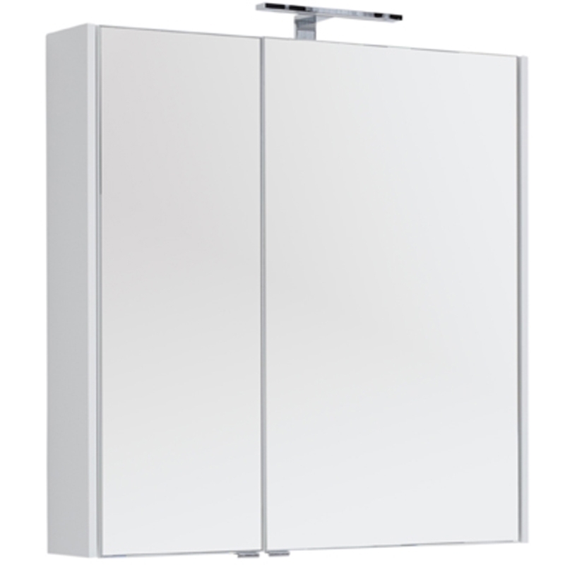 Зеркальный шкаф Aquanet Августа 90 см (белый)