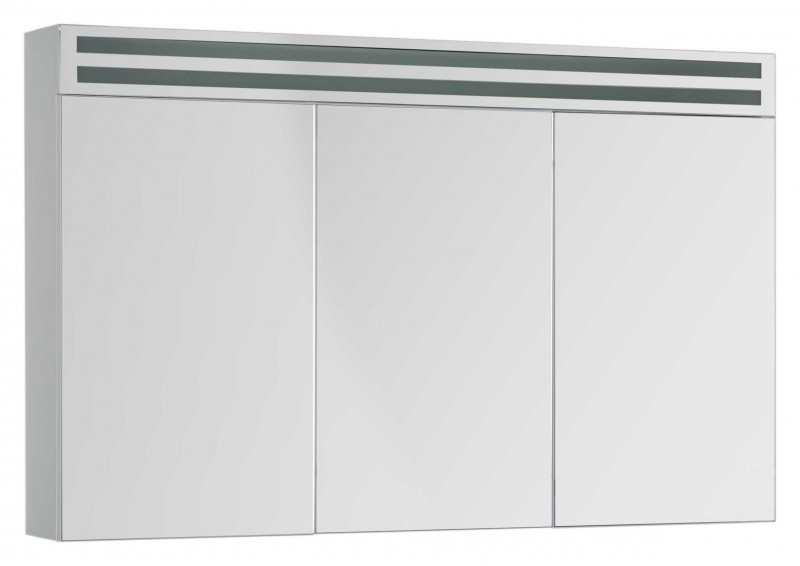 Зеркальный шкаф Aquanet De Aqua Эколь 120 см (белый)