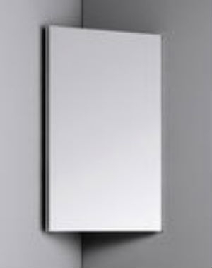 Зеркальный шкаф Aqwella Рио Rio.04.33 330*640 мм (белый) угловой